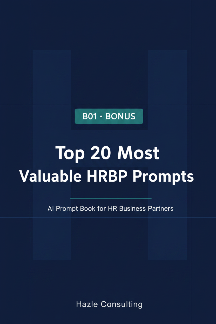 B01 Top 20 Most Valuable HRBP Prompts — Hazle Consulting