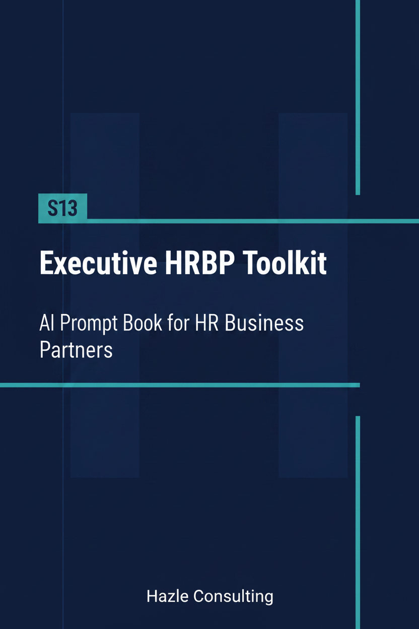 S13 Executive HRBP Toolkit — Hazle Consulting